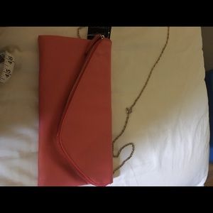 Nwt pink clutch/shoulder bag
